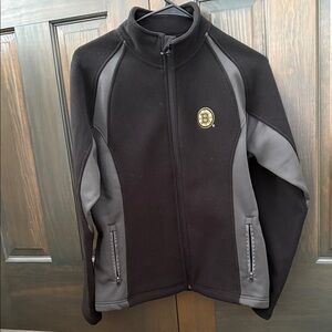 NHL women’s Boston Bruins hockey Black & Gray Zip-Up Jacket Stanley cup champion
